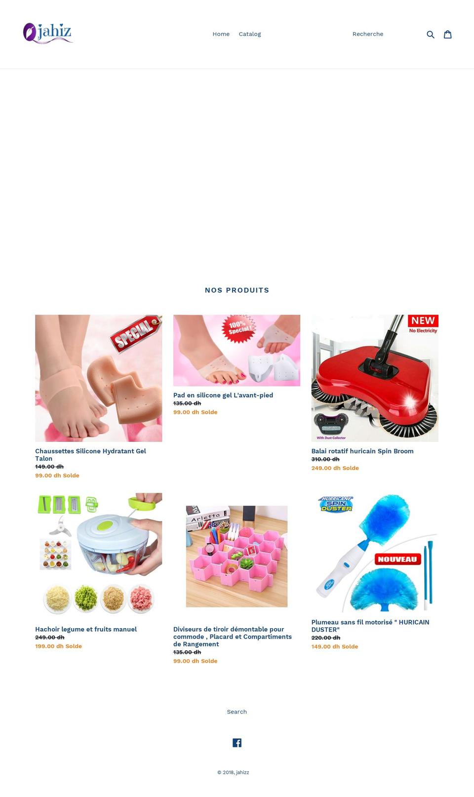 jahizz.com — Shopify storefront screenshot