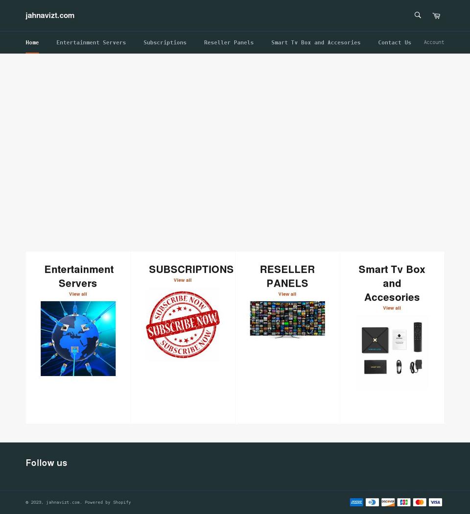jahnavizt.com shopify website screenshot