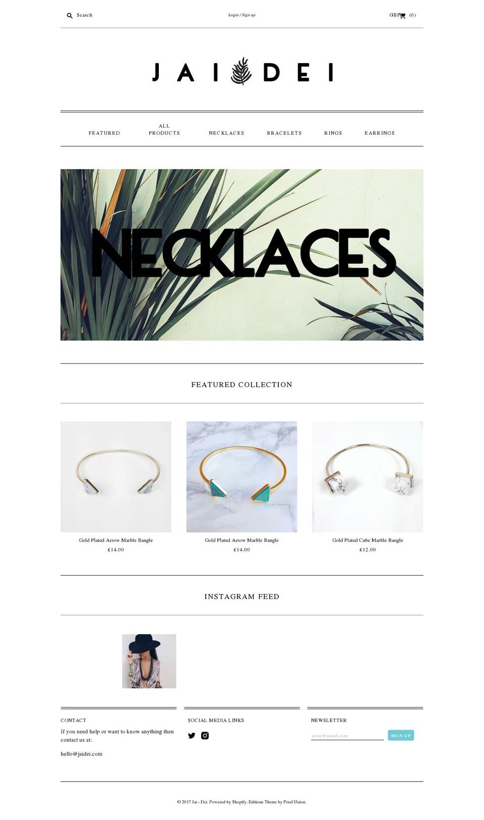 jaidei.com shopify website screenshot