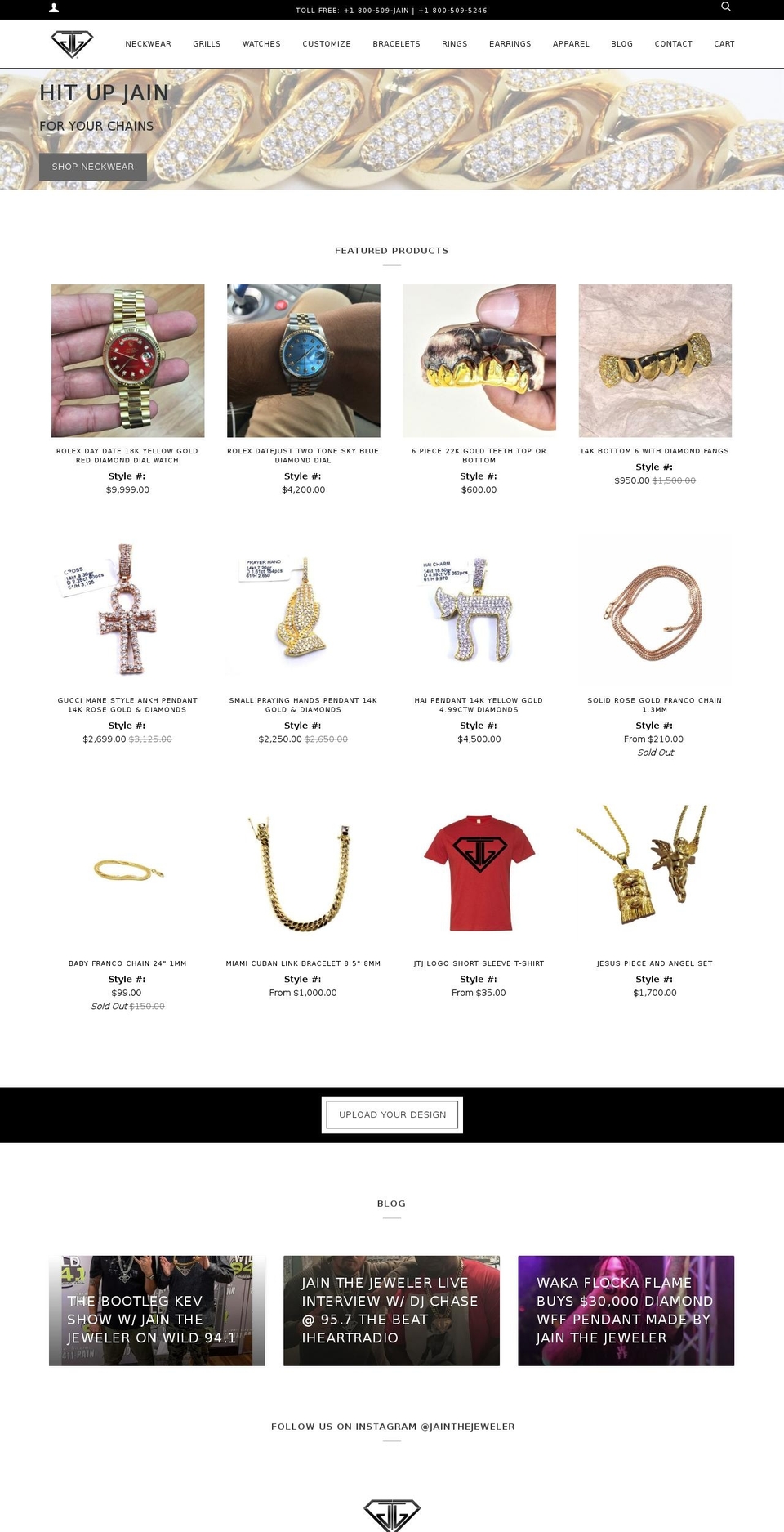jainthejeweler.com shopify website screenshot