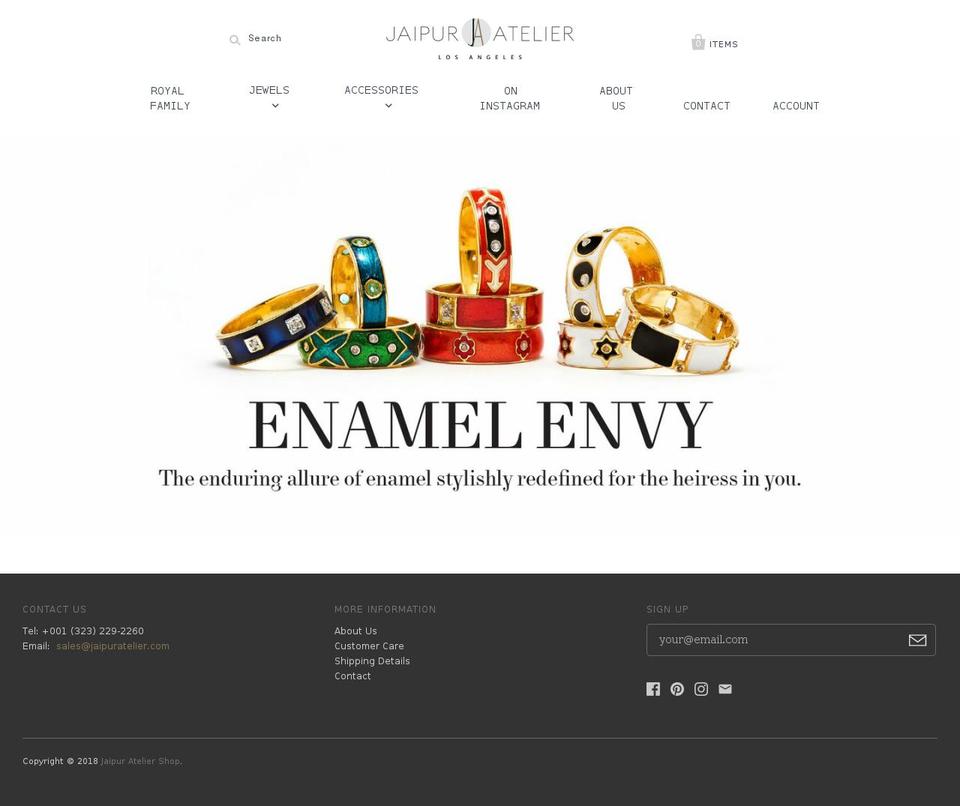 jaipuratelier.com — Shopify storefront screenshot