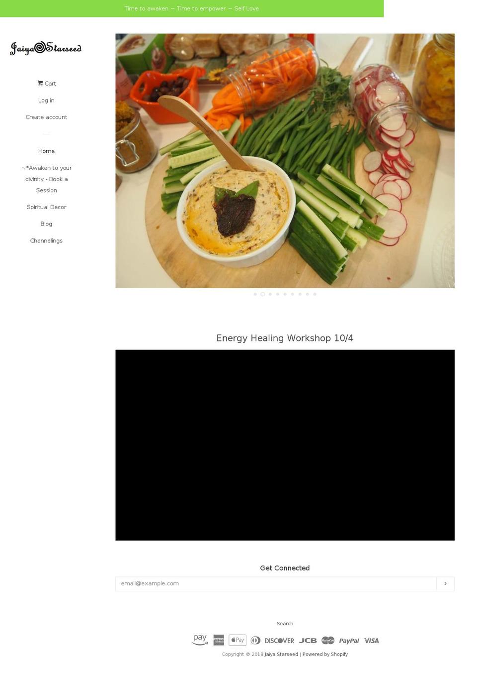 jaiyastarseed.com — Shopify storefront screenshot