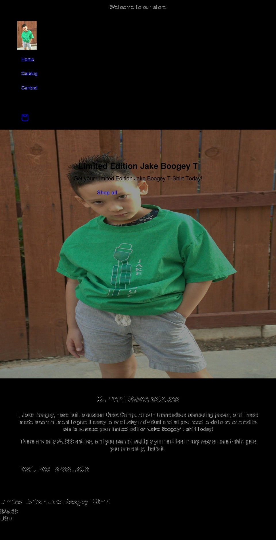 jakeboogey.com shopify website screenshot