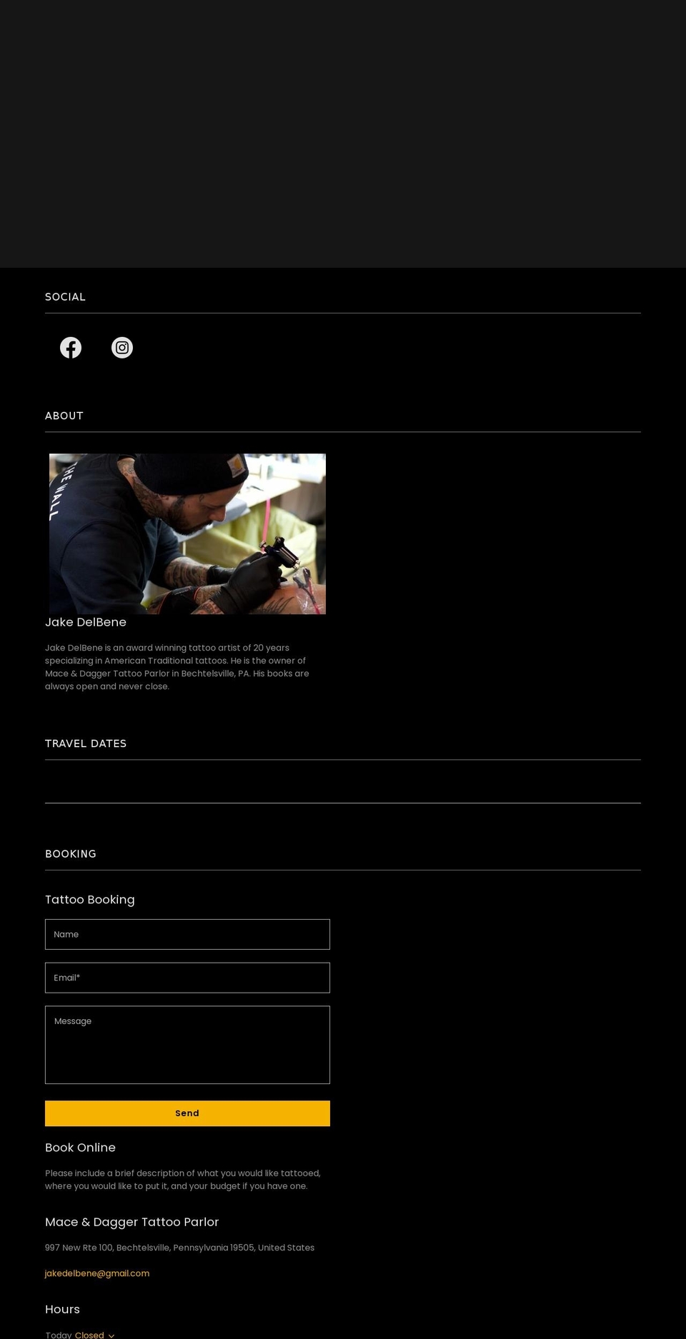 jakedelbene.com shopify website screenshot