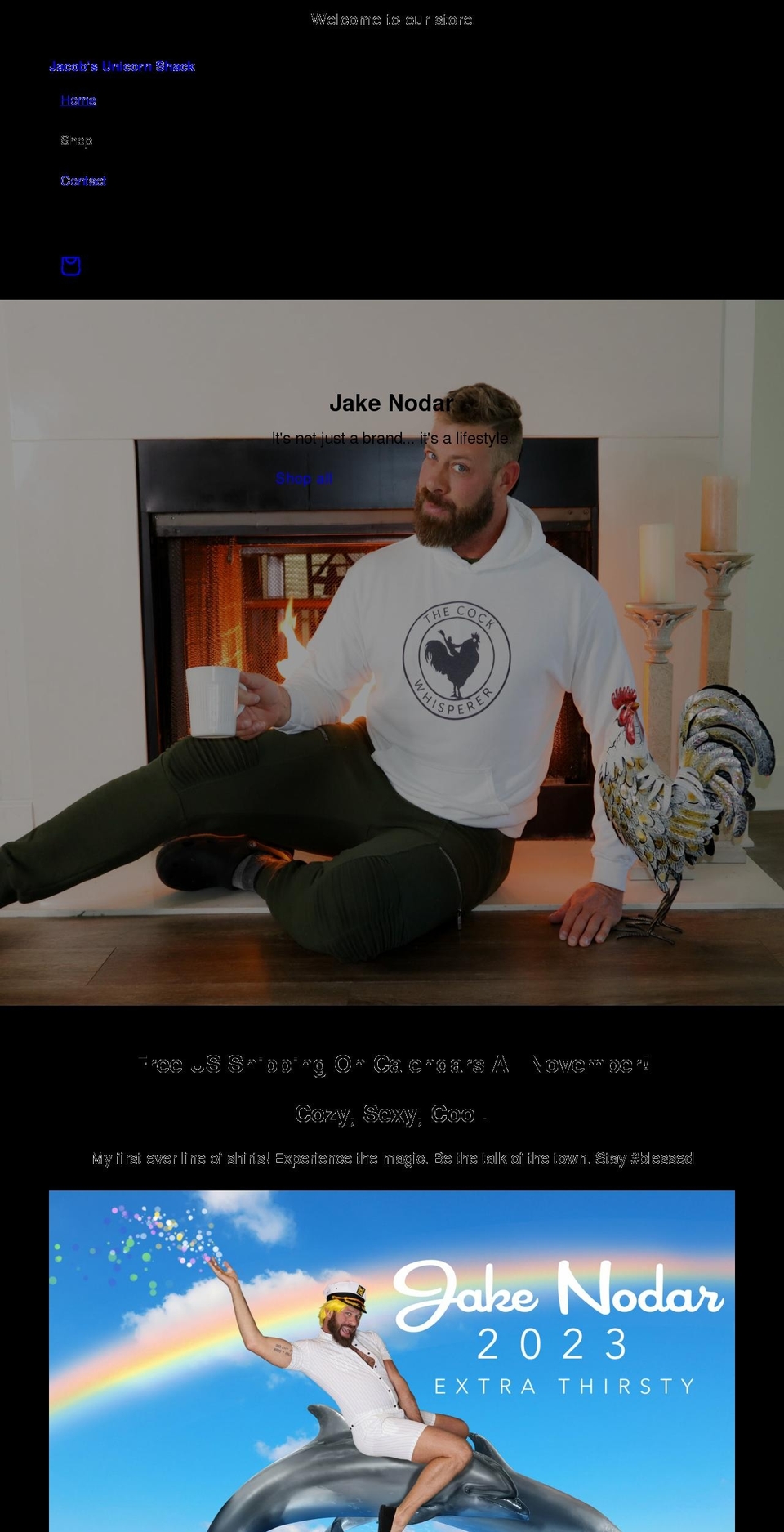 jakenodar.com shopify website screenshot