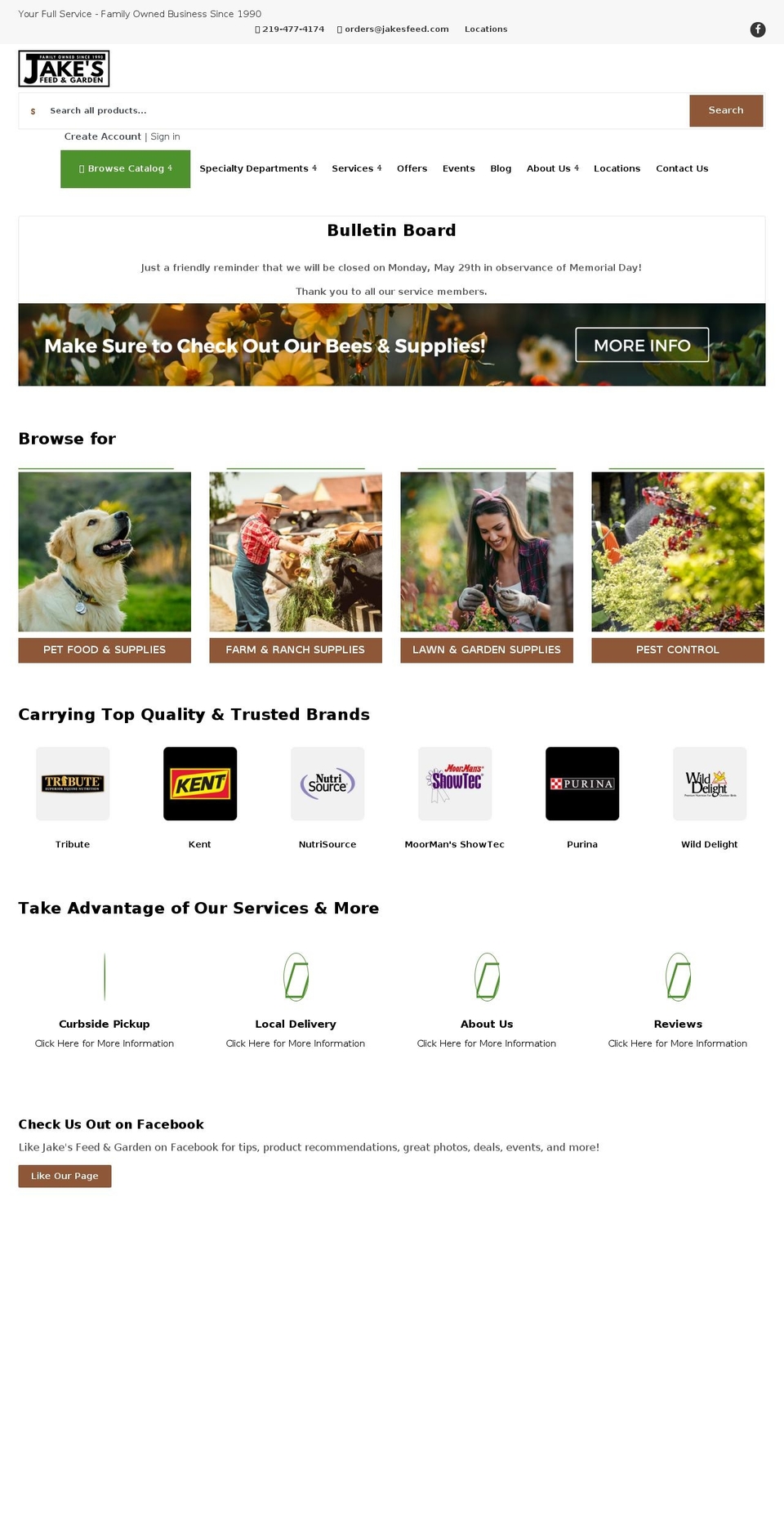 Nucleus Shopify theme site example jakesfeed.com