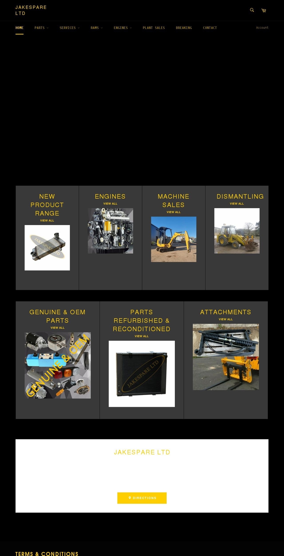 jakespare.com shopify website screenshot