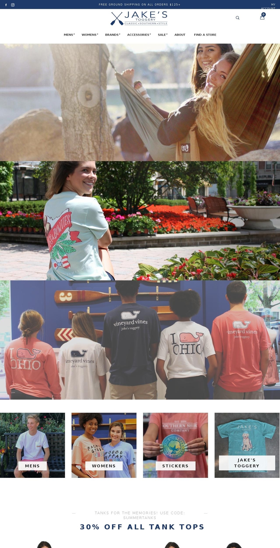 jakestoggery.com shopify website screenshot