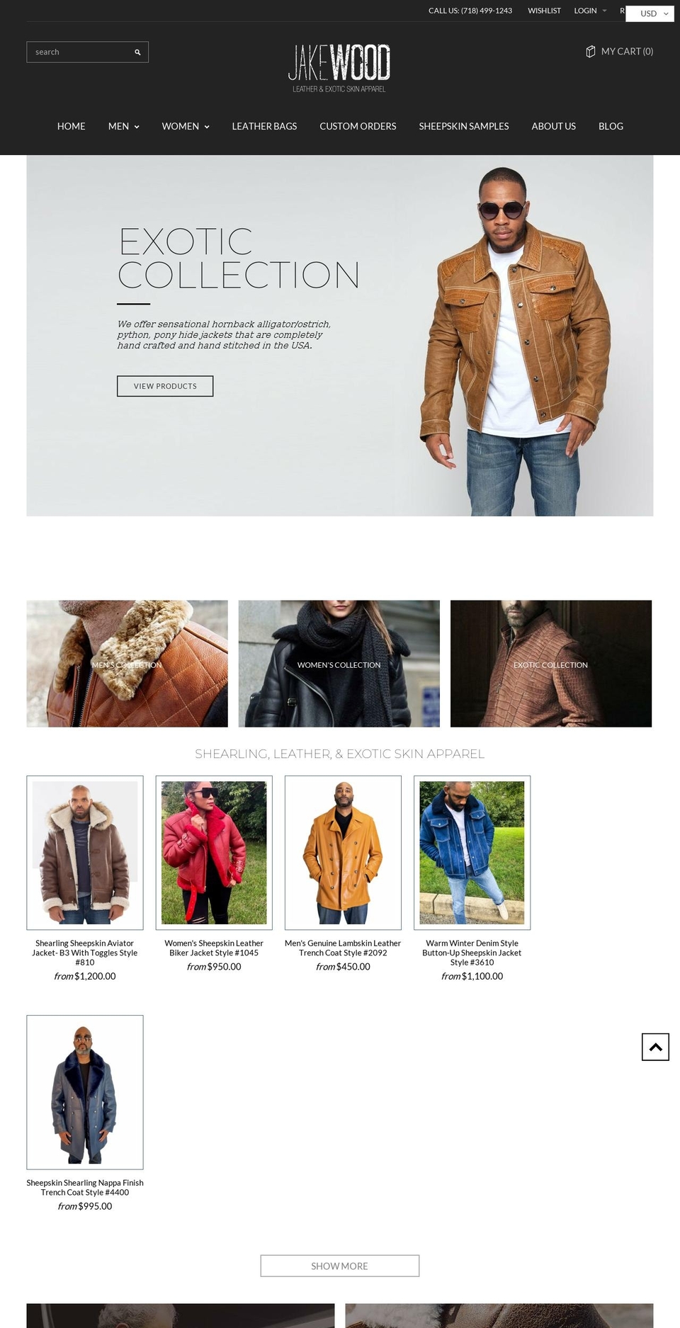 gentleman-1-0-7 Shopify theme site example jakewood-shearling-coats-jackets.myshopify.com