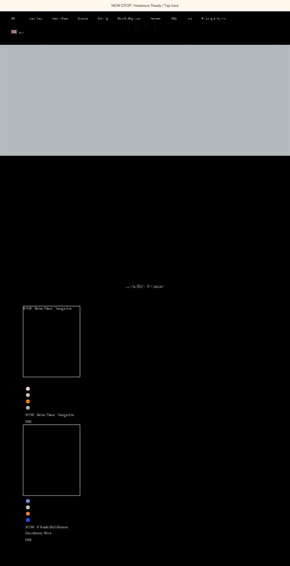 jaki.co.uk shopify website screenshot