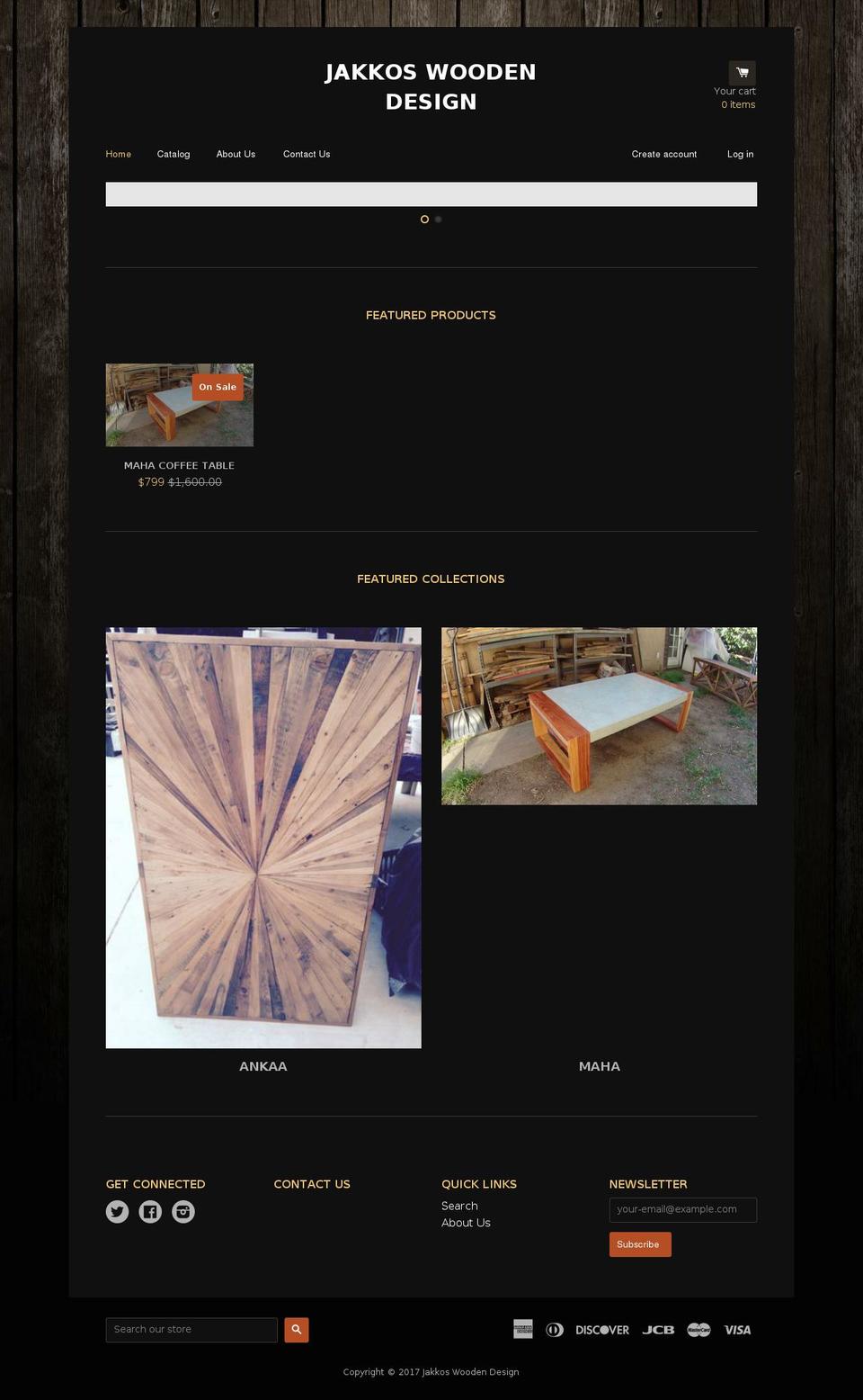 jakkosdesign.com shopify website screenshot