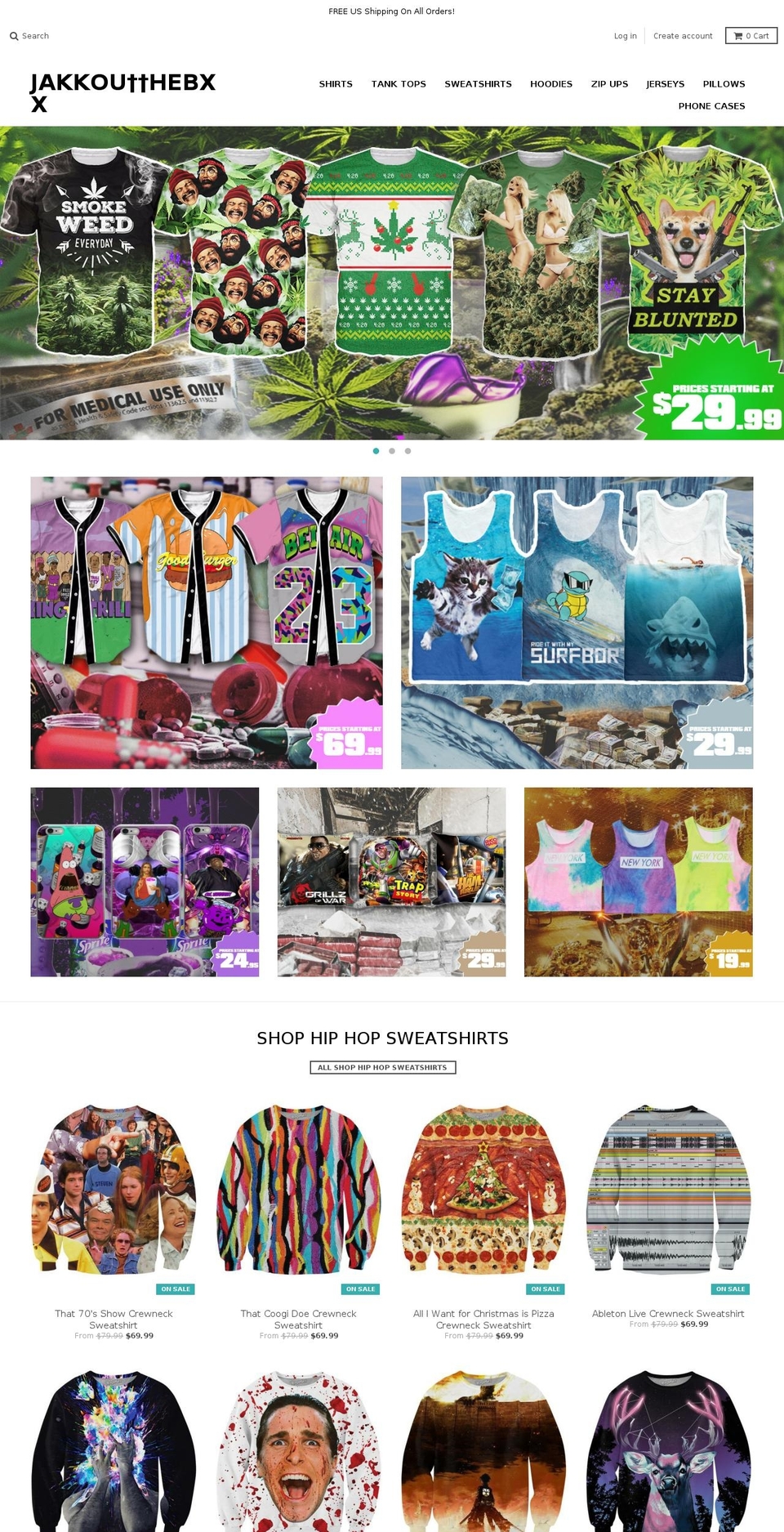 jakkoutthebxx.com shopify website screenshot