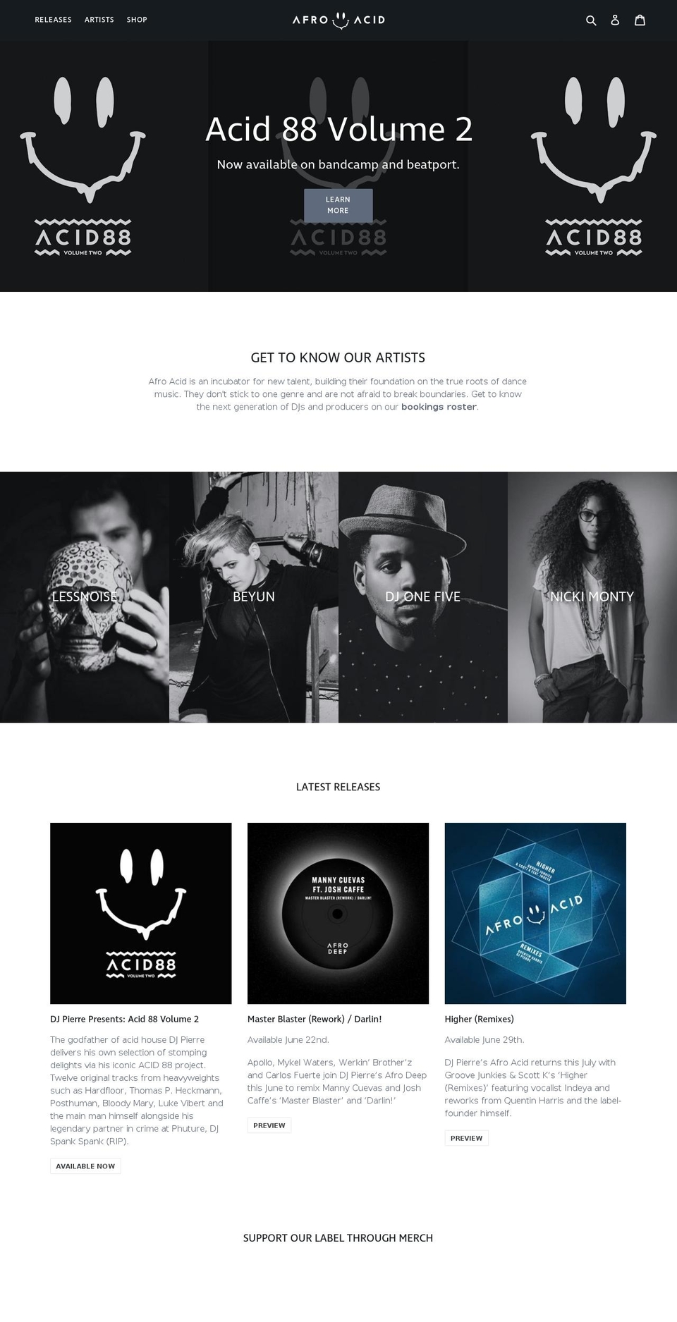AFRO ACID Shopify theme site example jakpac.com