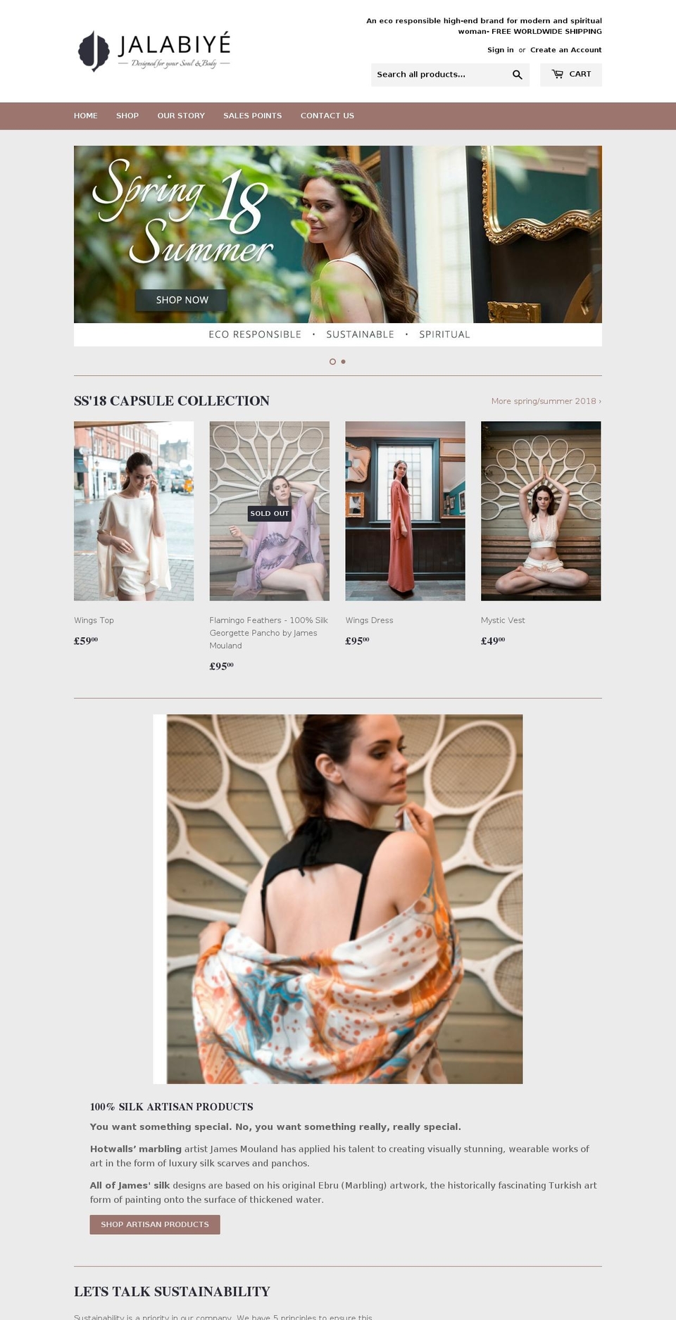 jalabiye.com — Shopify storefront screenshot
