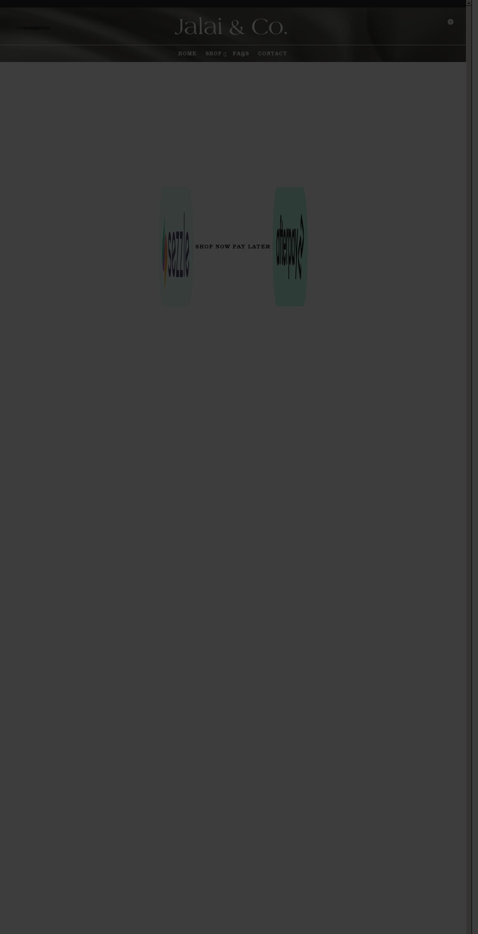 jalaiandco.com shopify website screenshot