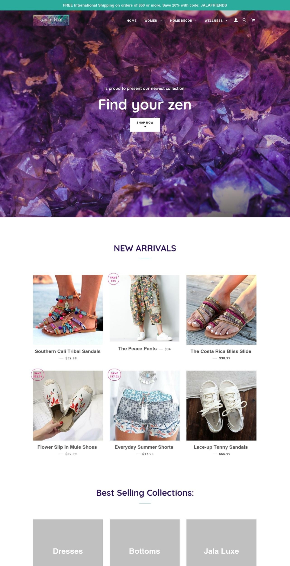 jalanoor.com shopify website screenshot