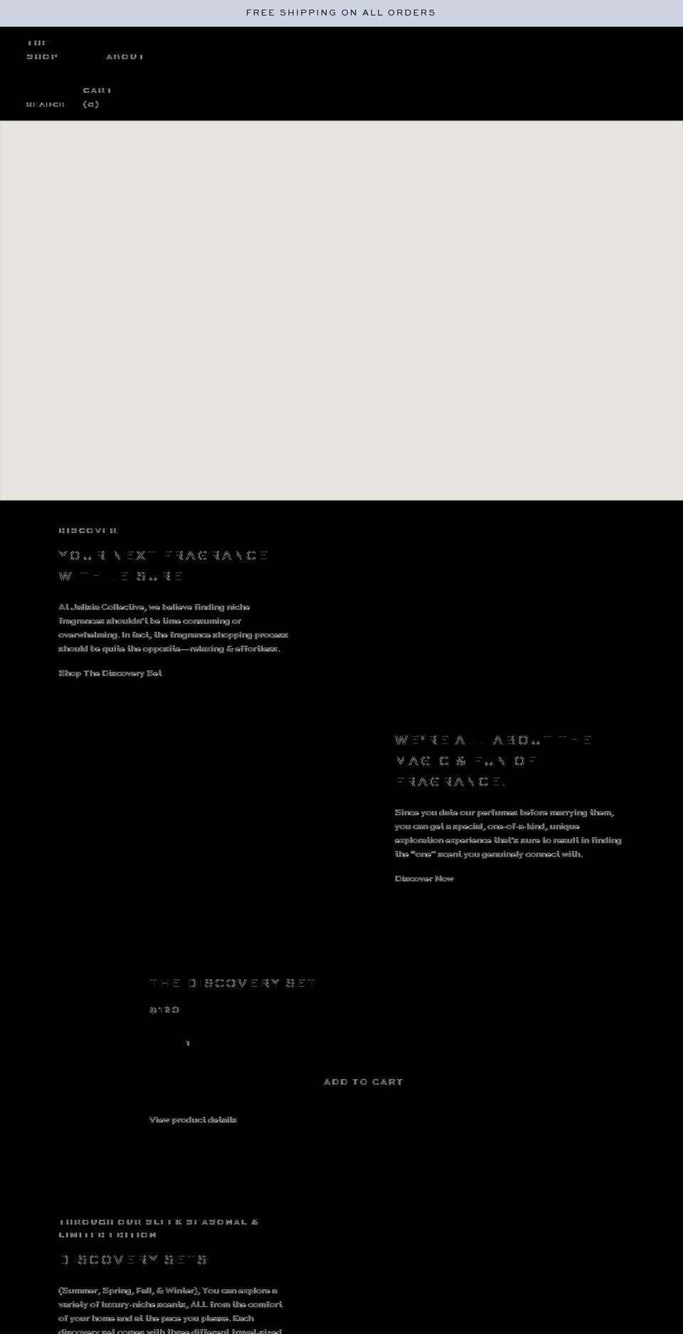 jalisiacollective.com shopify website screenshot