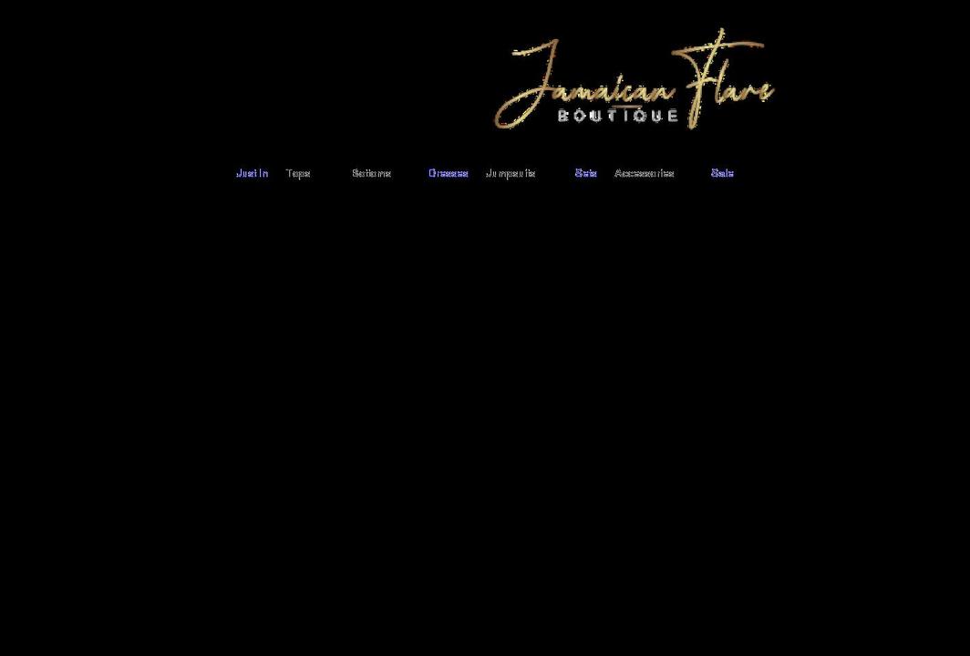 jamaicanflareboutique.com shopify website screenshot