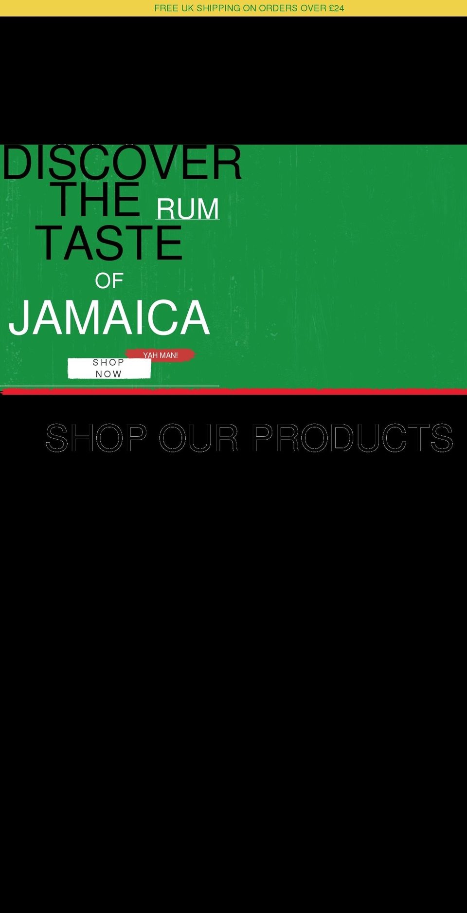 jamaicarumvibes.com shopify website screenshot
