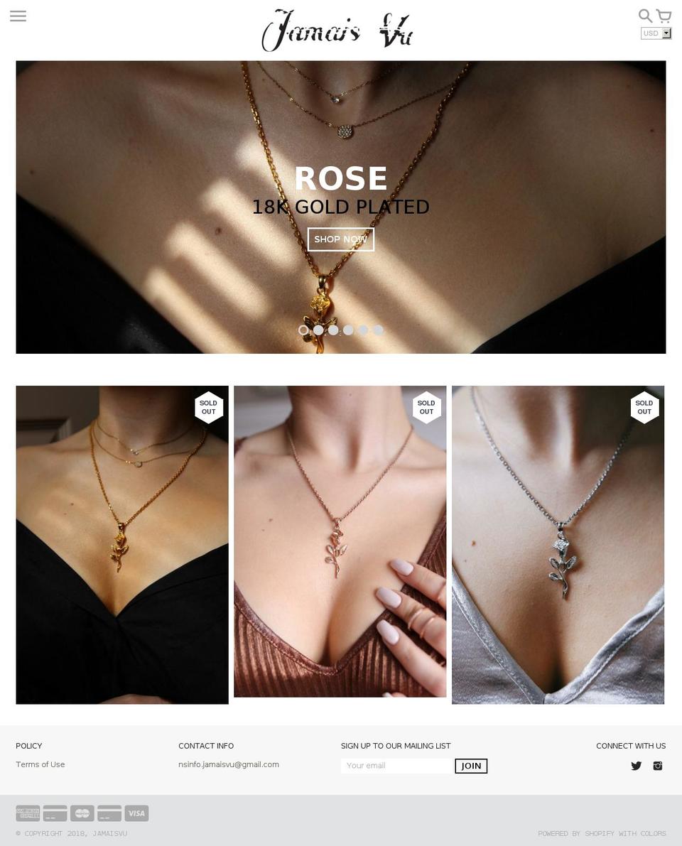 jamais--vu.com — Shopify storefront screenshot