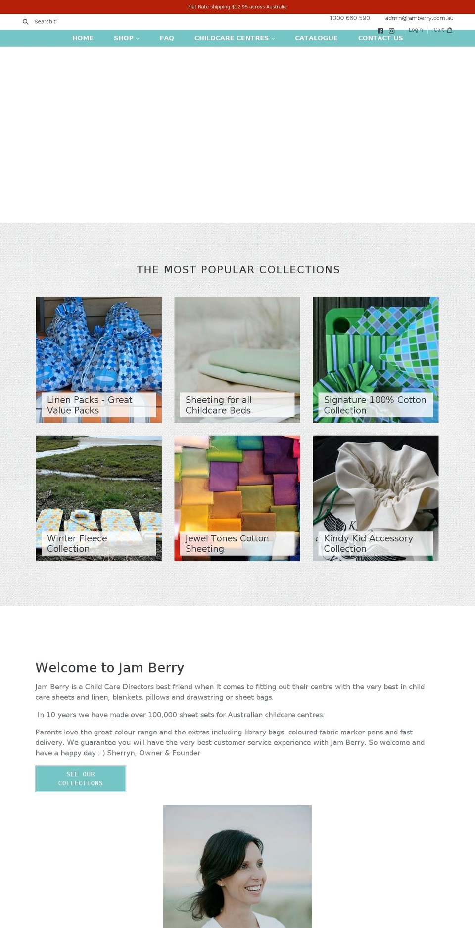 jamberry.com.au shopify website screenshot