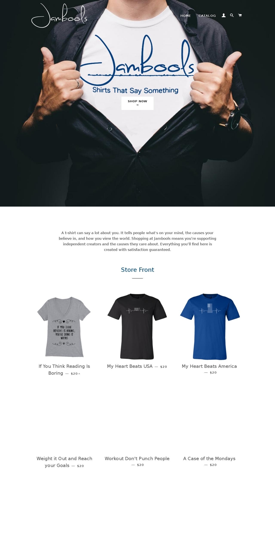 jambools.com — Shopify storefront screenshot