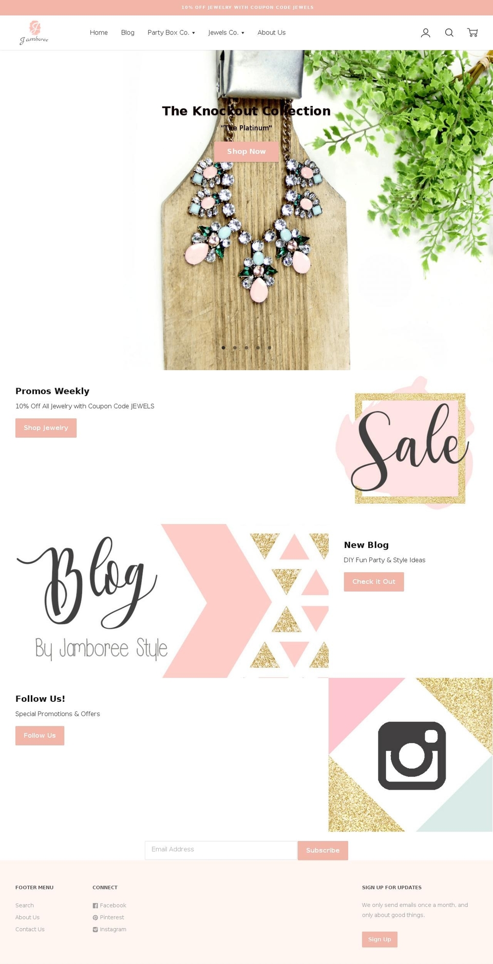 jamboreestyle.com shopify website screenshot