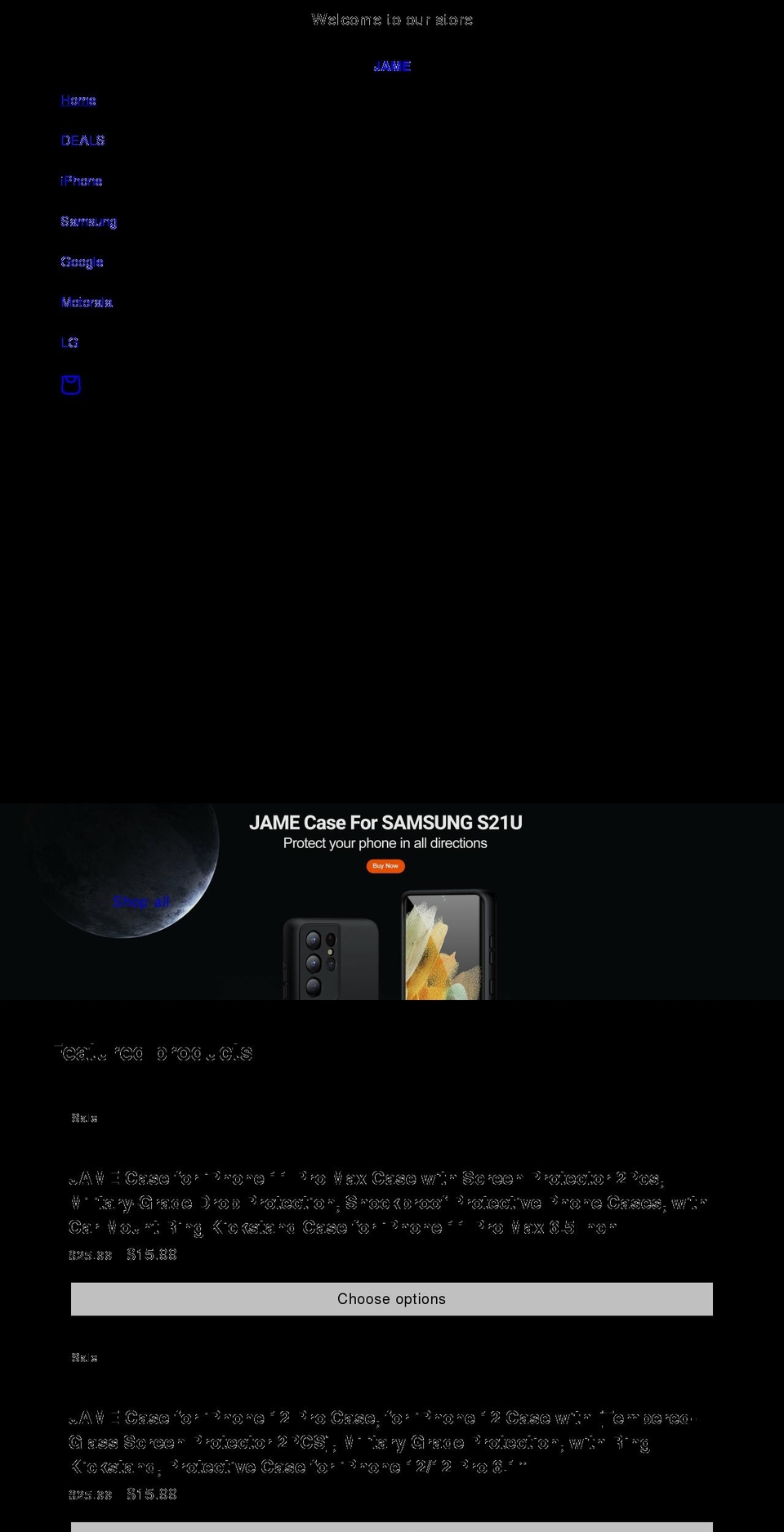 jamelife.com shopify website screenshot