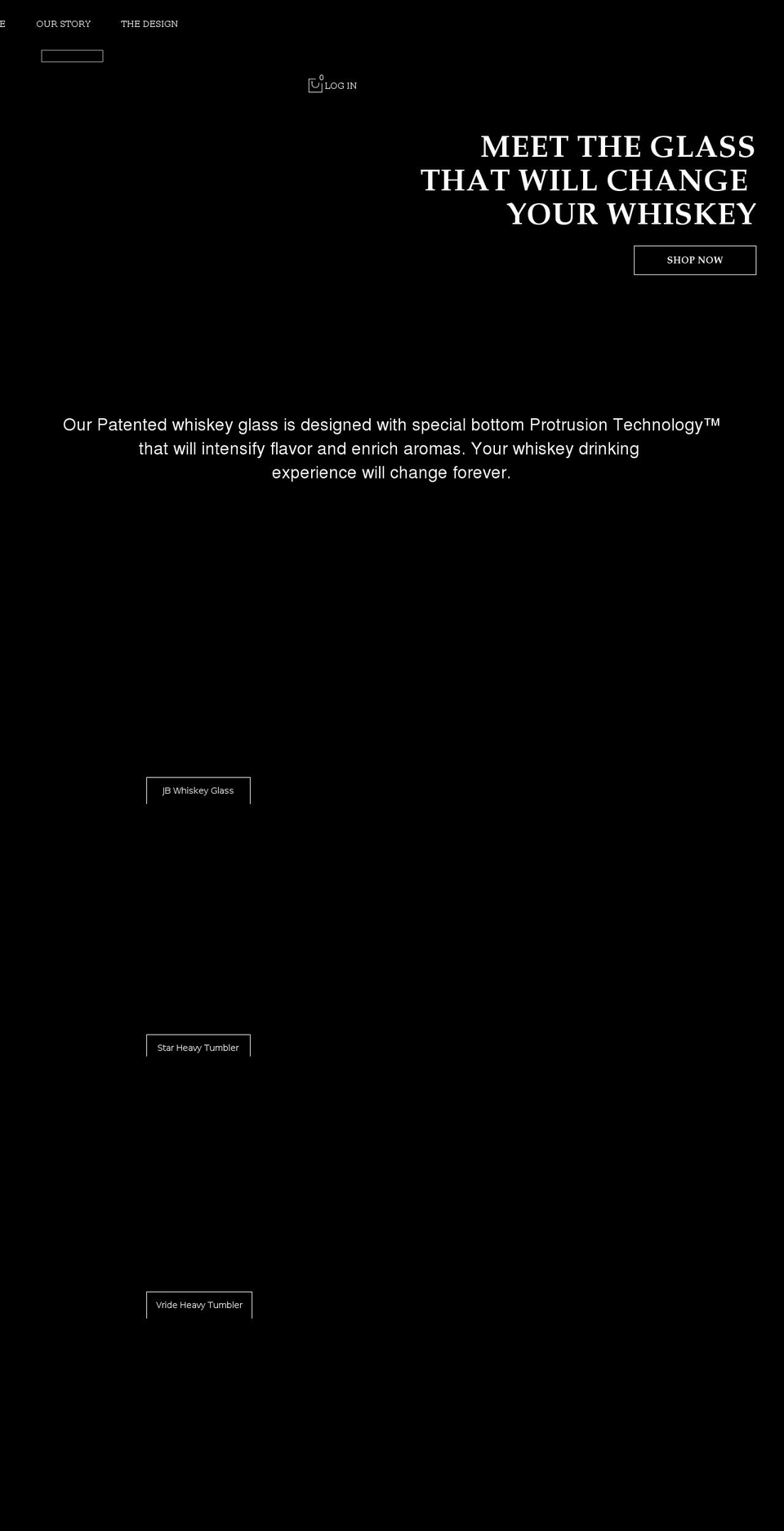 jamesbentleyglass.com shopify website screenshot