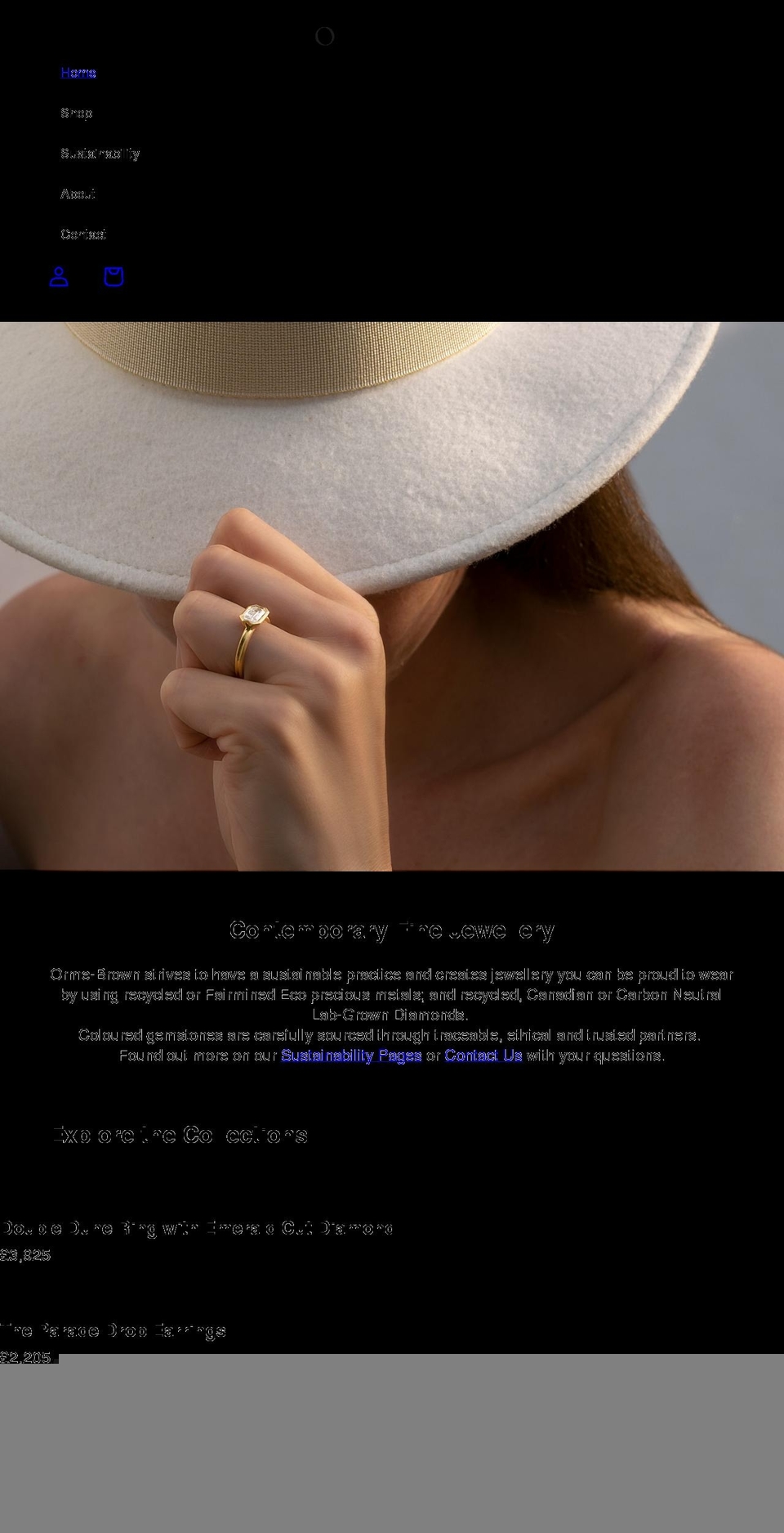 jamescromwell.co.uk shopify website screenshot