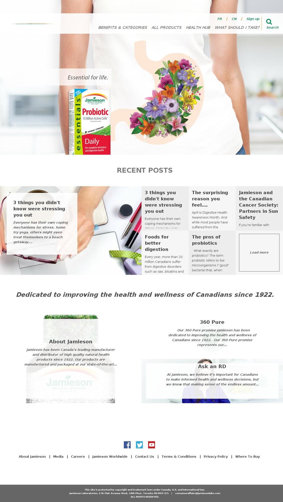 jamieson - Updates Jan 6 Shopify theme site example jamiesonhealthandwellness.com