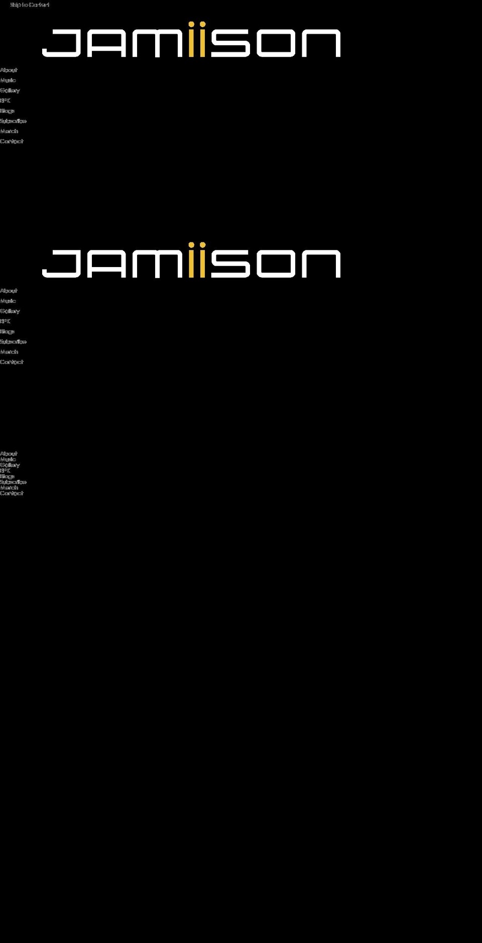 jamiison.com — Shopify storefront screenshot