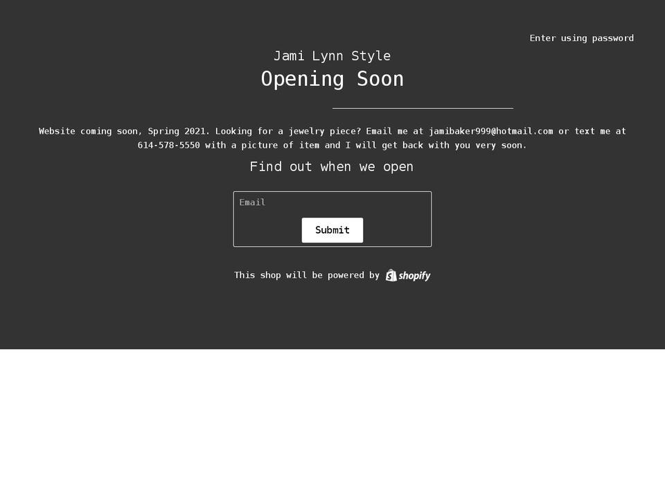 jamilynnstyle.com shopify website screenshot