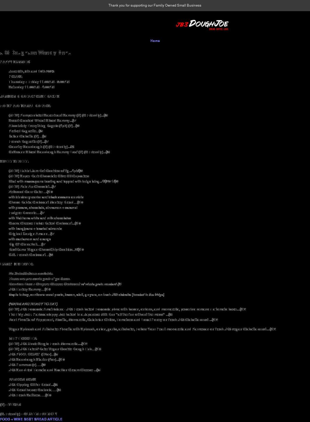 jamisonb.com shopify website screenshot