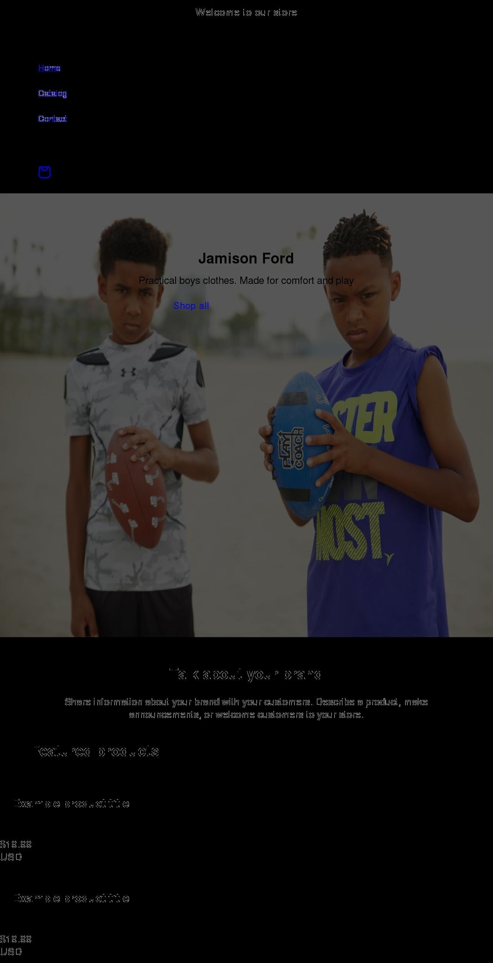 jamisonford.com shopify website screenshot