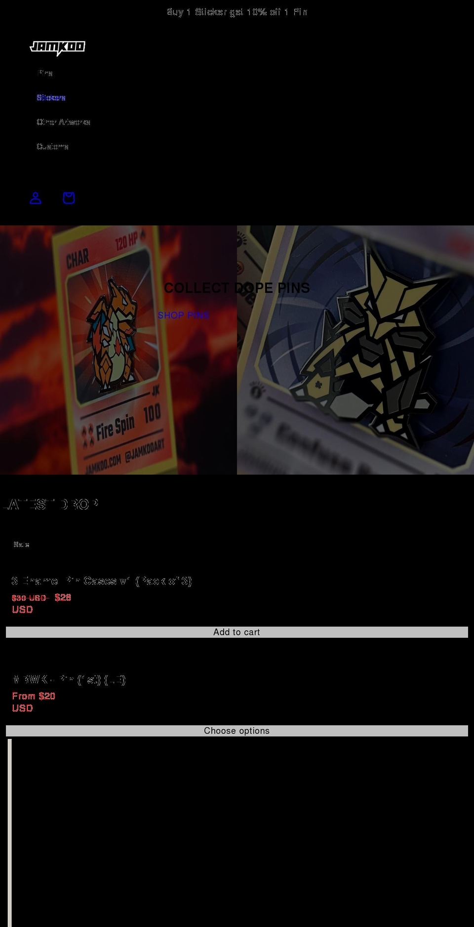 jamkoo.com shopify website screenshot
