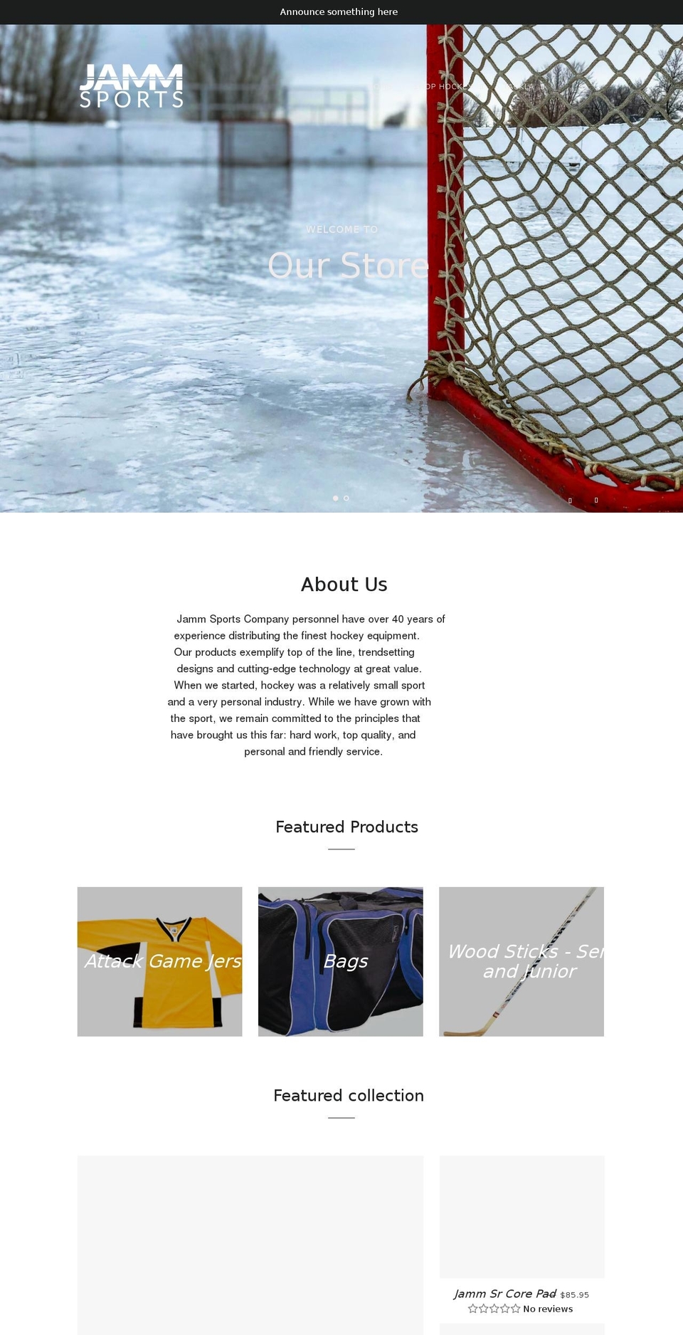 Main Site Shopify theme site example jammsports.com