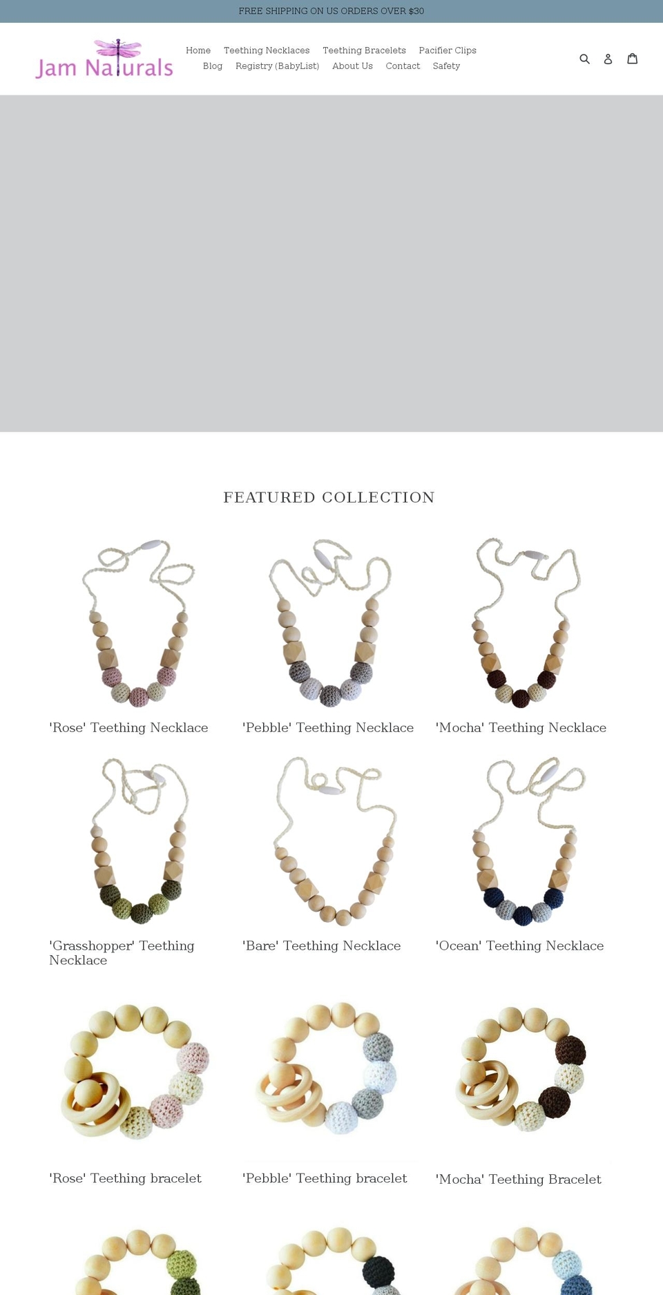 jamnatural.com — Shopify storefront screenshot