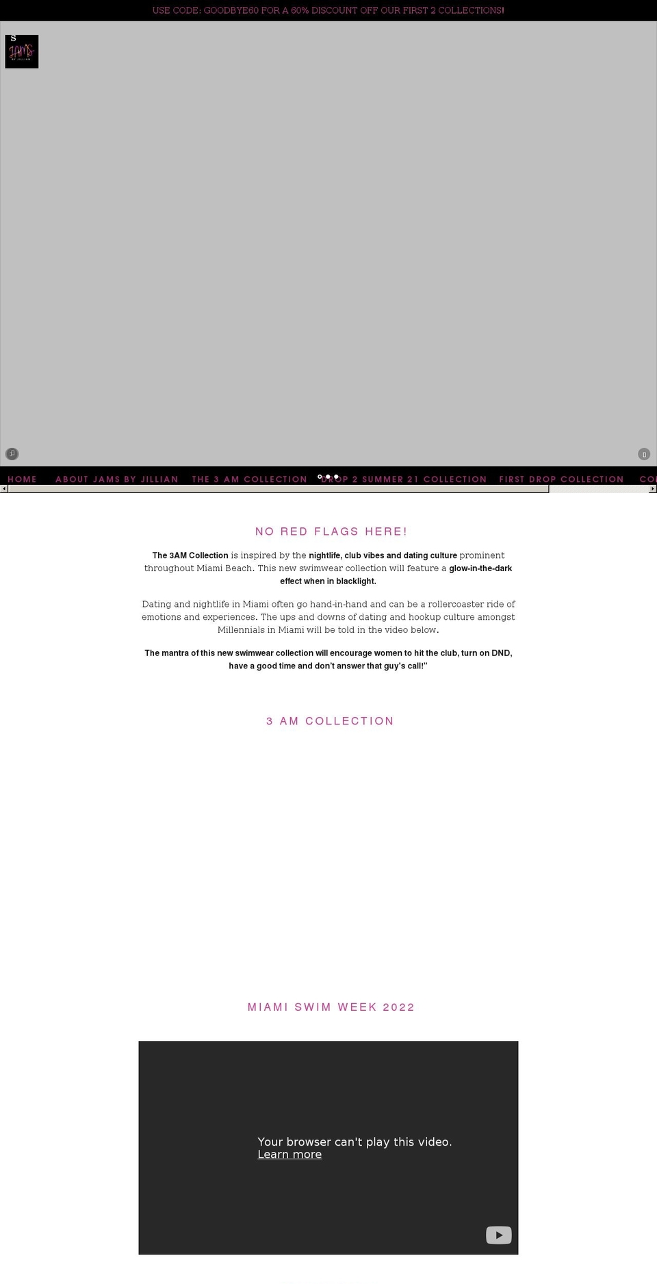 jamsbyjillian.com shopify website screenshot