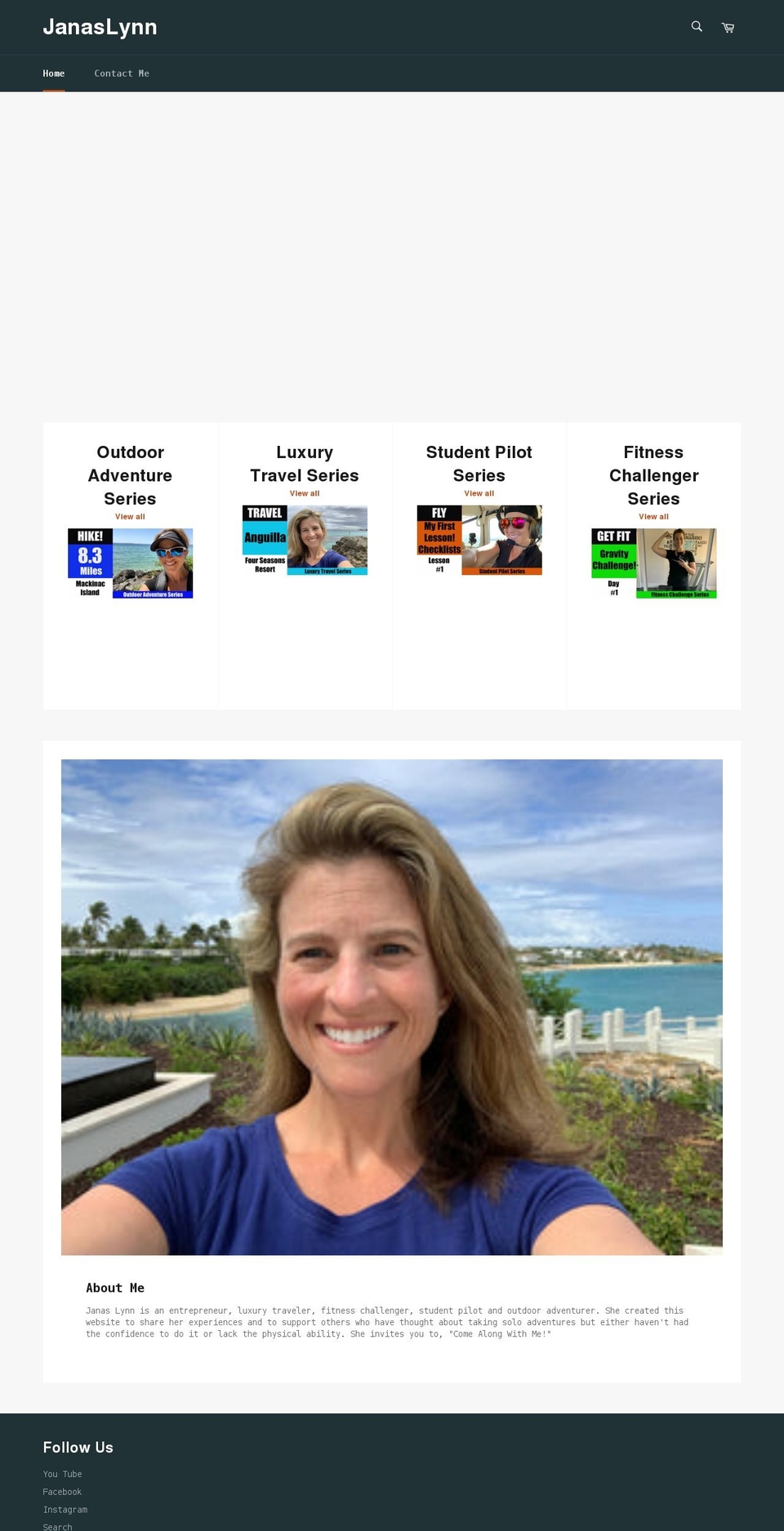 janaslynn.com shopify website screenshot