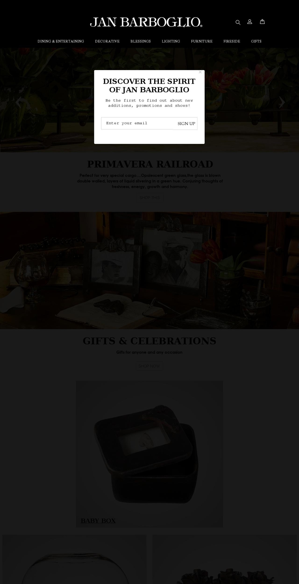 janbarboglio.com shopify website screenshot