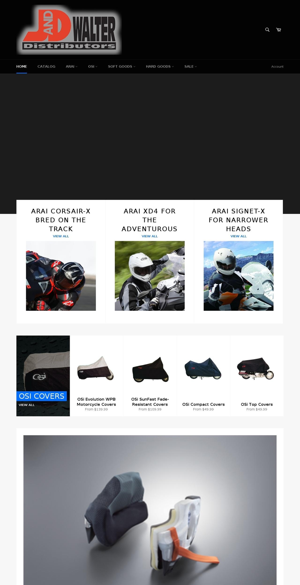 janddwalter.com shopify website screenshot