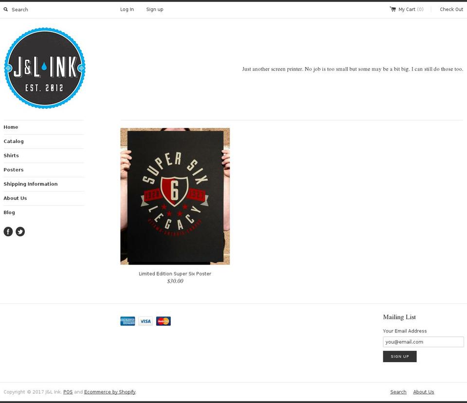 jandlink.ca shopify website screenshot