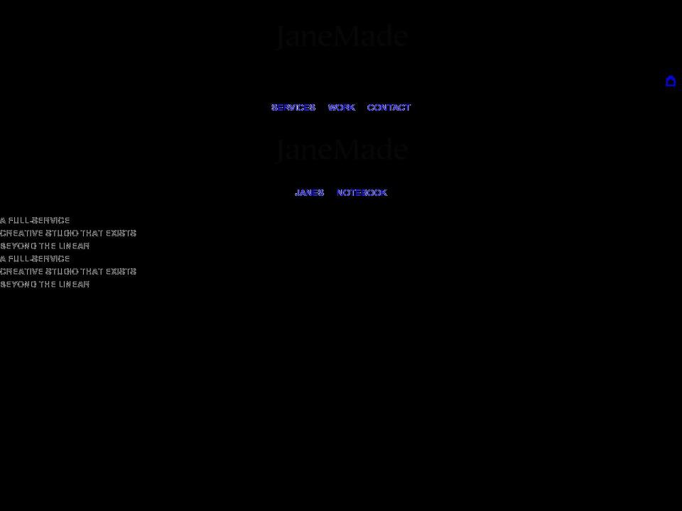 janemade.co shopify website screenshot