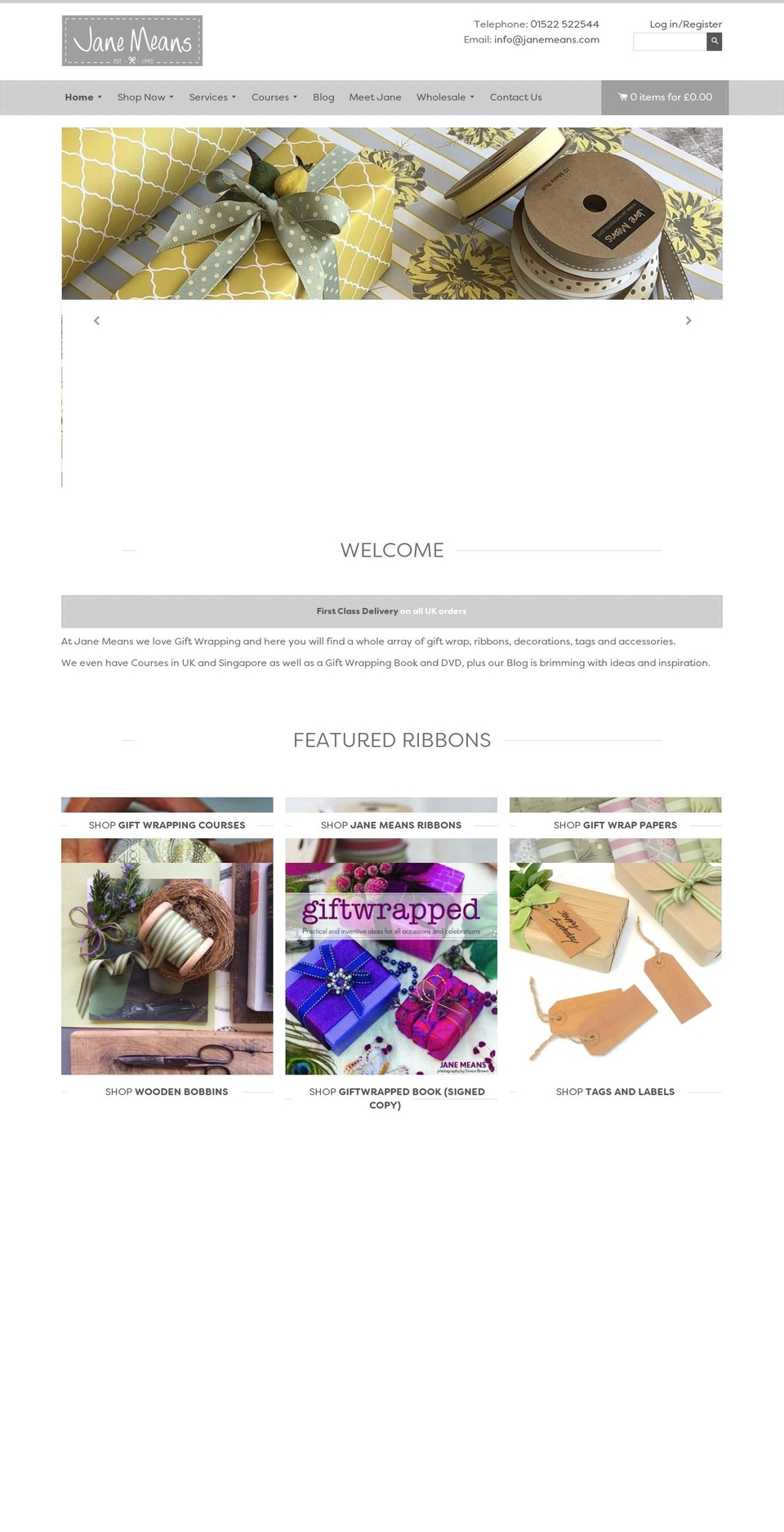 janemeans.com shopify website screenshot
