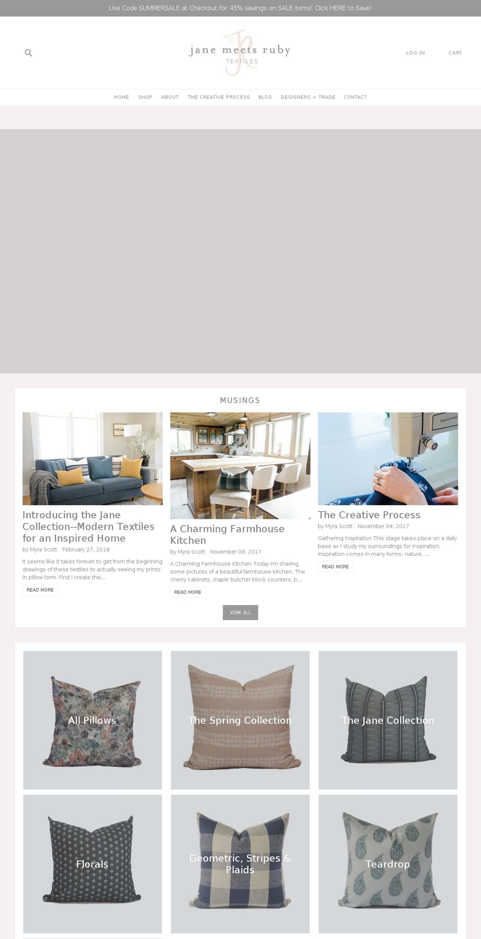 harper Shopify theme site example janemeetsruby.com