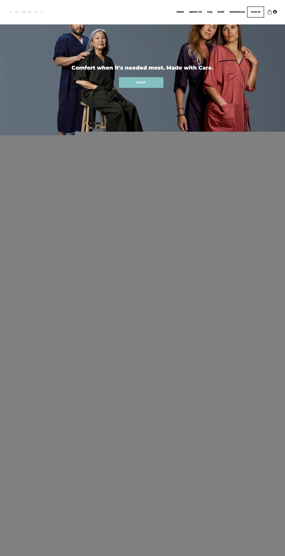 janesicomfort.com shopify website screenshot