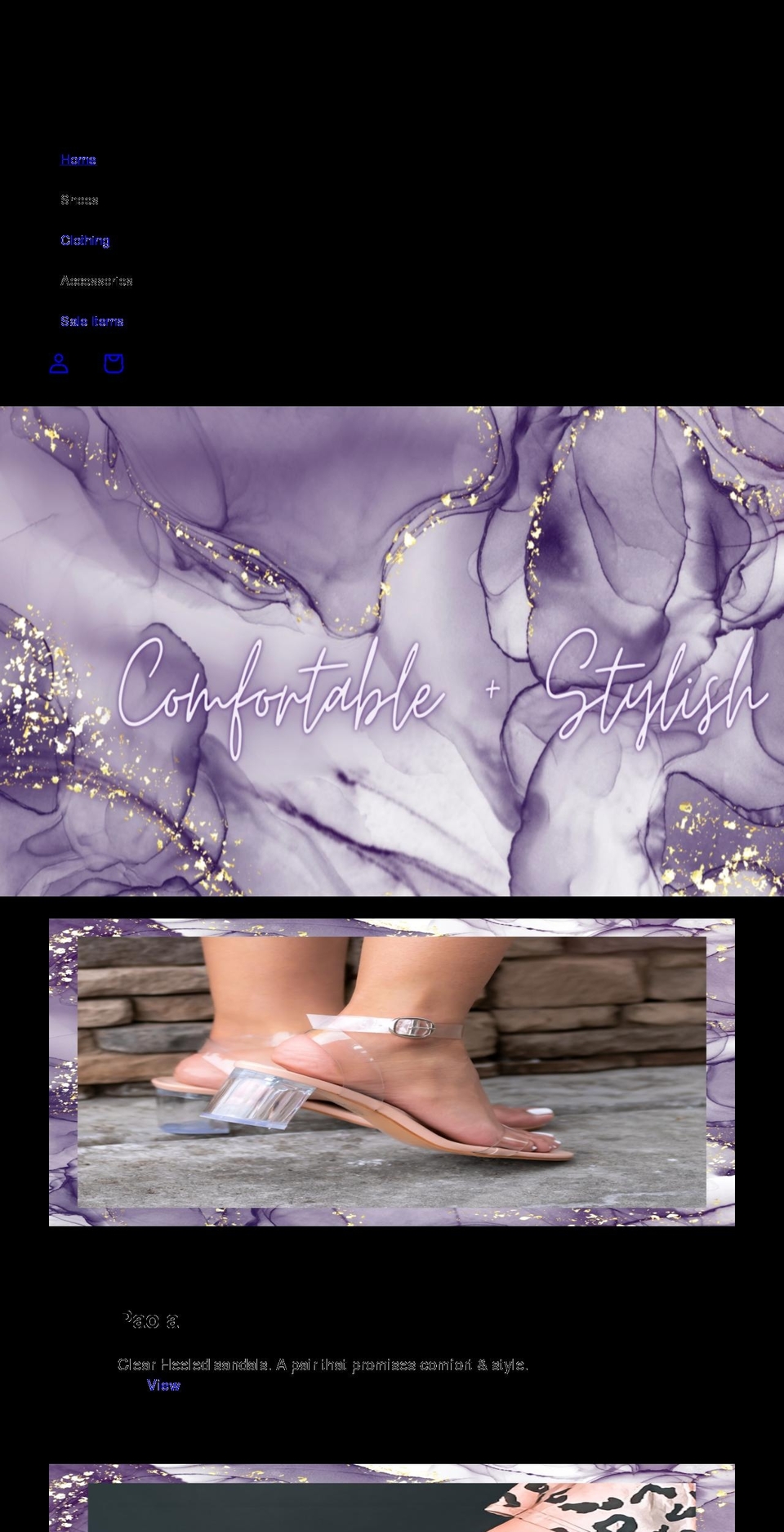janethshoetique.com shopify website screenshot