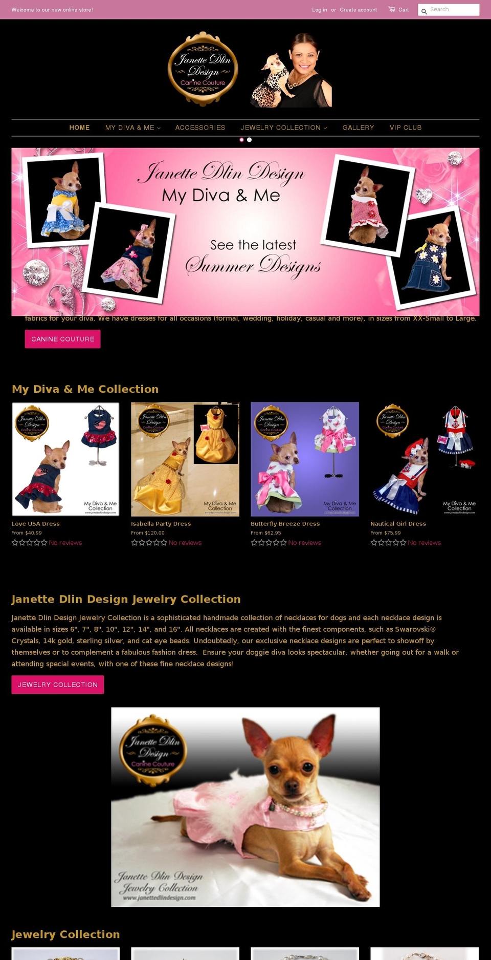 janettedlindesign.com shopify website screenshot