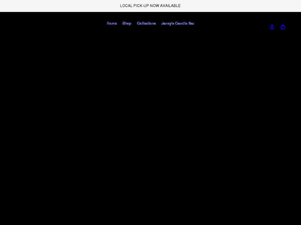 janeyscandleco.com shopify website screenshot